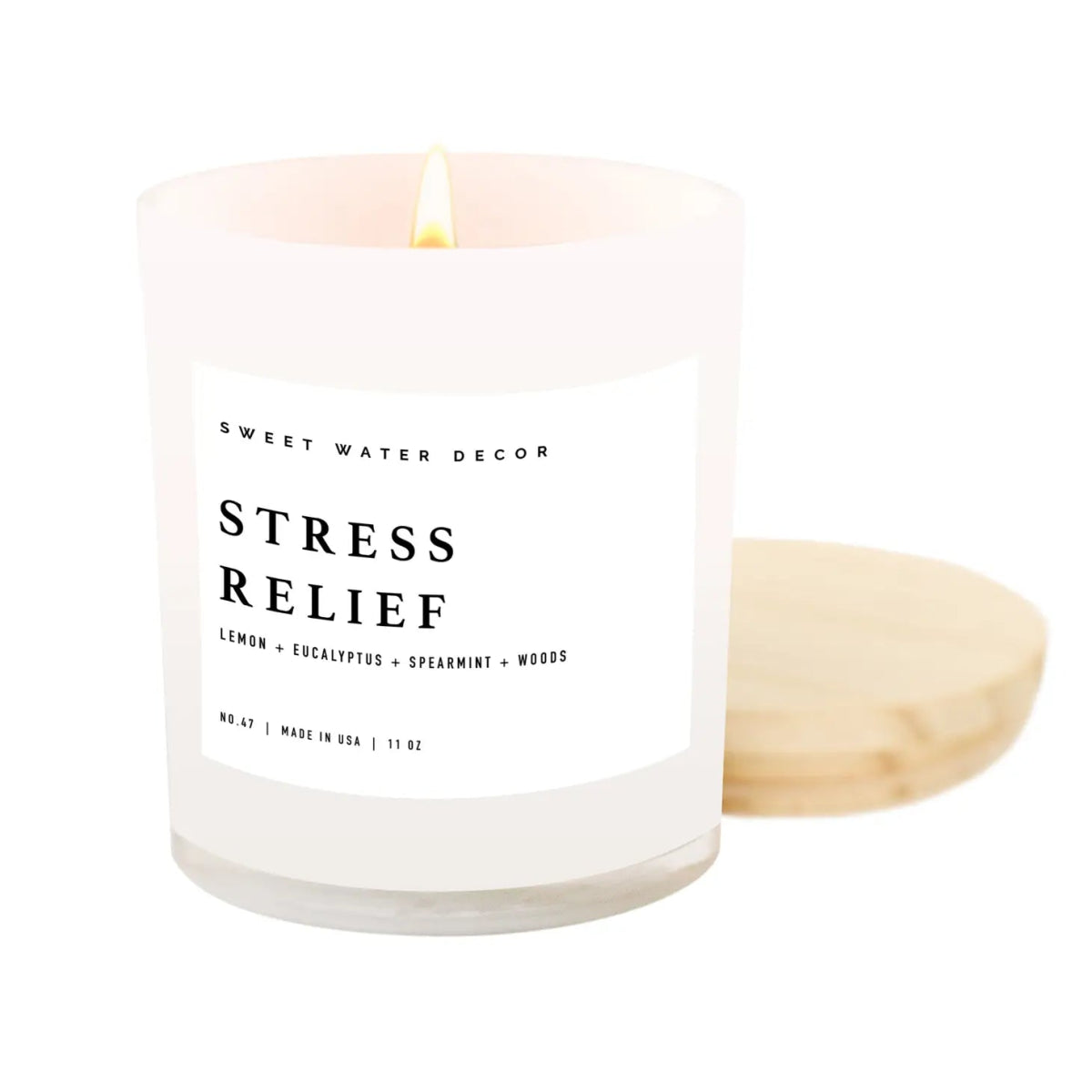 Stress Relief 11 oz Soy Candle - Mindful Living Home