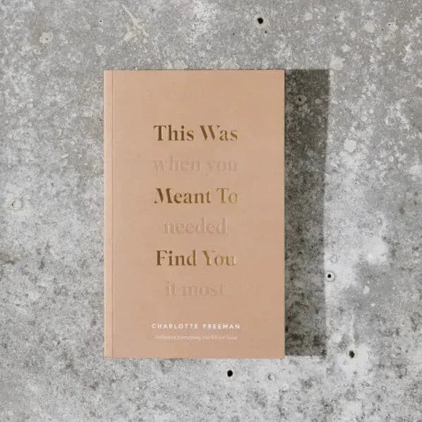 This Was Meant To Find You (When You Needed It Most) - Book - Mindful Living Home
