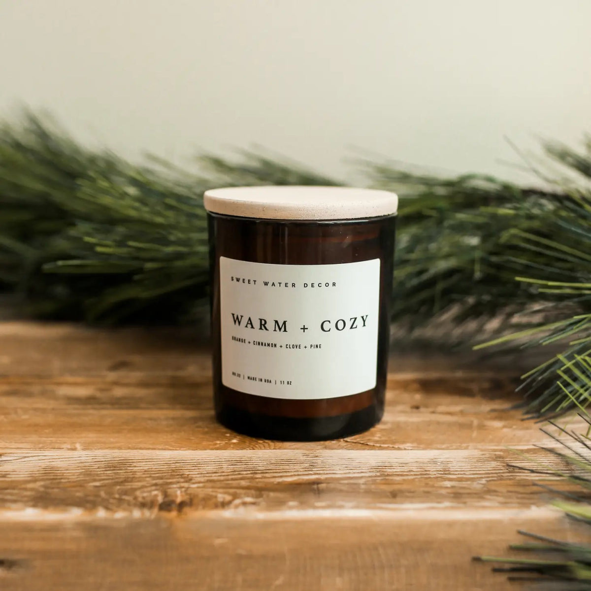 Warm and Cozy 11 oz Soy Candle - Mindful Living Home